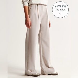 Abercrombie and Fitch Sloane Tailored Wide Leg Pants - 26P